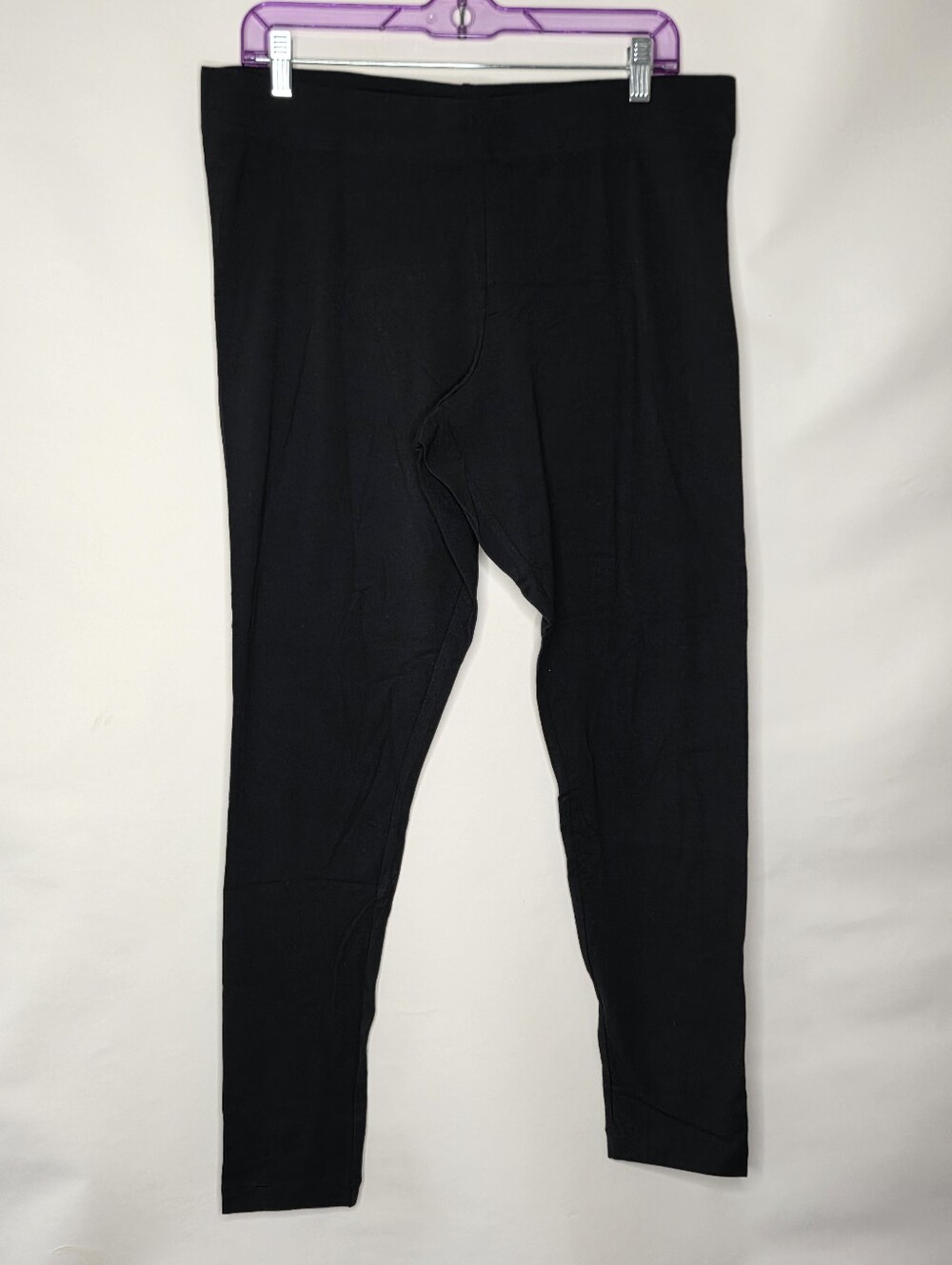 NEW 2 Pairs of Old Navy Hi-Rise Ankle Leggings Size XL Black Pull-on Stretch